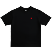Small Heart T-Shirt - Black