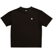 Small Heart T-Shirt - Brown