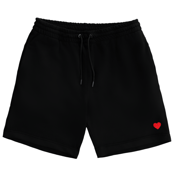 Small Heart Shorts - Black
